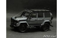 Mercedes Brabus 550 Adventure 4x4 year 2017 gray 1-43 Minichamps 437037160, масштабная модель, Mercedes-Benz, scale43