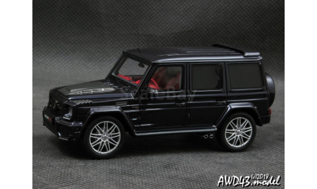 Mercedes G Brabus 850 6.0 Biturbo Widestar 2015  purple 4x4 1-43 Minichamps 437032401, масштабная модель, Mercedes Brabus, 1:43, 1/43