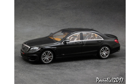 Mercedes Brabus 850 S63 S-Class 2015 black 1-43 Minichamps, масштабная модель, 1:43, 1/43, Mercedes-Benz