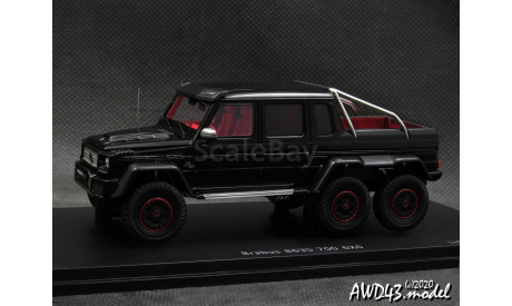 Mercedes Brabus B63 S700 6x6 2013 black 1-43 Schuco Pro R 450890100, масштабная модель, 1:43, 1/43, Mercedes-Benz