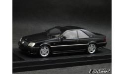 Mercedes CL600 7.0 AMG C140 1998 black 1-43 Top Marques TM43-06D