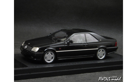 Mercedes CL600 7.0 AMG C140 1998 black 1-43 Top Marques TM43-06D, масштабная модель, Mercedes-Benz, scale43