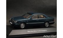 Mercedes E-Class E320 Elegance W210 1995 d.green met 1-43 Dealer=Herpa B66005720, масштабная модель, Mercedes-Benz, scale43