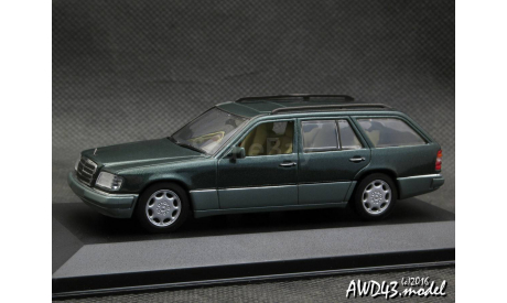 Mercedes E-Class W124 Break 1993 d.green met. 1-43 Minichamps, масштабная модель, 1:43, 1/43, Мinichamps, Mercedes-Benz