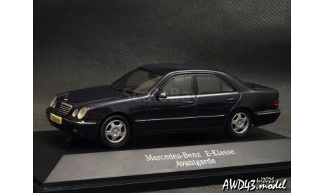 Mercedes E-Class W210 Avantgarde Facelift 1999 d.violet 1-43 Dealer=Herpa B66960305, масштабная модель, Mercedes-Benz, scale43