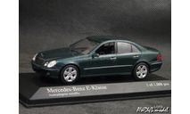 Mercedes  E-class W211 2001 d.green 1-43 Minichamps 400031502, масштабная модель, Mercedes-Benz, scale43