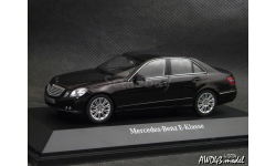 Mercedes E-Class W212 Avangarde 2009 d.brown 1-43 Dealer=Schuco B66960211