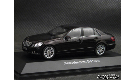 Mercedes E-Class W212 Avangarde 2009 d.brown 1-43 Dealer=Schuco B66960211, масштабная модель, Mercedes-Benz, scale43