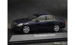 Mercedes E-Klasse W212 Avantgarde 2009 blue tansanit 1-43 Dealer=Schuco B66960208