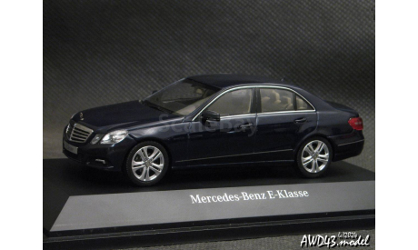 Mercedes E-Klasse W212 Avantgarde 2009 blue tansanit 1-43 Dealer=Schuco B66960208, масштабная модель, Mercedes-Benz, scale43