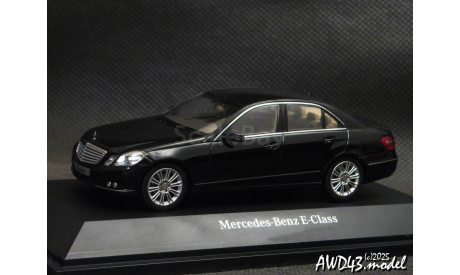 Mercedes E-Klasse W212 Elegance 2009 black 1-43 Dealer=Schuco B66960210, масштабная модель, Mercedes-Benz, scale43