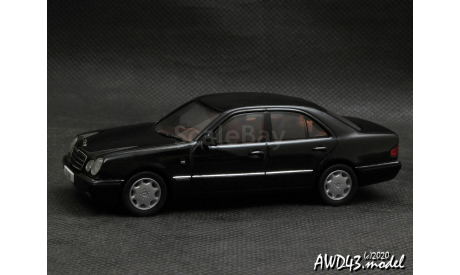 Mercedes E280 Elegance W210 1993 black 1-43 Herpa 070331, масштабная модель, scale43, Mercedes-Benz