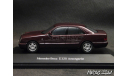 Mercedes E320 W210 Limousine Avantgarde 1995 burgundy 1-43  Dealer=Herpa, масштабная модель, Mercedes-Benz, scale43