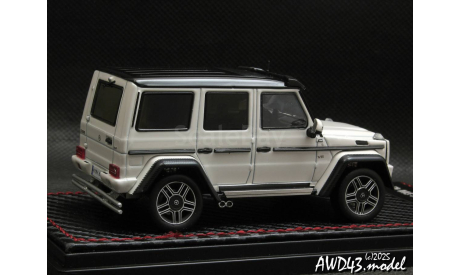 Mercedes G500 4x4² white 1-43 China promo, масштабная модель, scale43, Mercedes-Benz