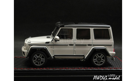 Mercedes G500 4x4² white 1-43 China promo, масштабная модель, scale43, Mercedes-Benz