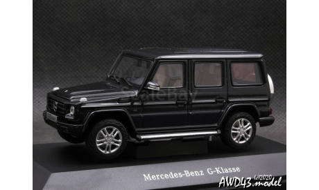 Mercedes G 500 W463 MOPF 2012 black 1-43 Dealer=AutoArt B66960140, масштабная модель, Mercedes-Benz, scale43