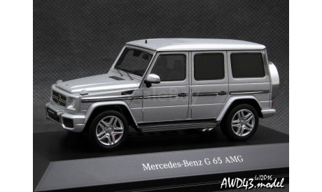 Mercedes G 65 AMG V12 Biturbo W463 2013 silver 1-43 Dealer=Spark B66960367, масштабная модель, Minichamps, Mercedes-Benz, scale43