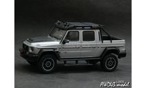 Mercedes G-Class G800 BRABUS XLP Adventure 2020 Rocket Silver Matte 1-43 Almost Real ALM460542, масштабная модель, Mercedes-Benz, scale43