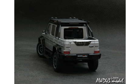Mercedes G-Class G800 BRABUS XLP Adventure 2020 Rocket Silver Matte 1-43 Almost Real ALM460542, масштабная модель, Mercedes-Benz, scale43