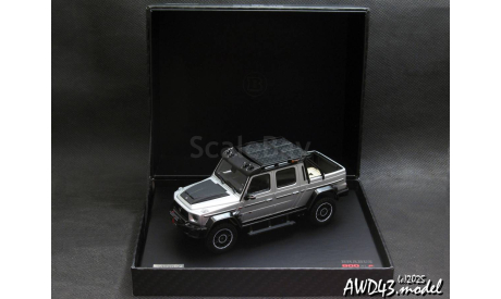Mercedes G-Class G800 BRABUS XLP Adventure 2020 Rocket Silver Matte 1-43 Almost Real ALM460542, масштабная модель, Mercedes-Benz, scale43
