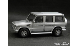 Mercedes G-class W463  80’-90’  silver 1-43 AUTOMAXX Collection