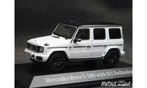 Mercedes G-Class W465 Geländewagen AMG Line 2024 white 1-43 Dealer=Norev B66960661, масштабная модель, Mercedes-Benz, scale43