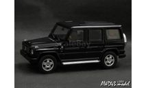 Mercedes G Wagon LWB W463 80-90’ black 1-43 AUTOart AA56112  (with rear seats), масштабная модель, Mercedes-Benz, scale43