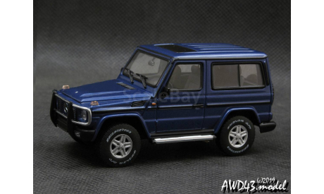 Mercedes G-Wagon SWB blue 1-43 Autoart AA56101, масштабная модель, Mercedes-Benz, scale43