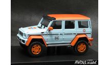 Mercedes G 500 4x4² Gulf l.blue 1-64, масштабная модель, scale64, Mercedes-Benz