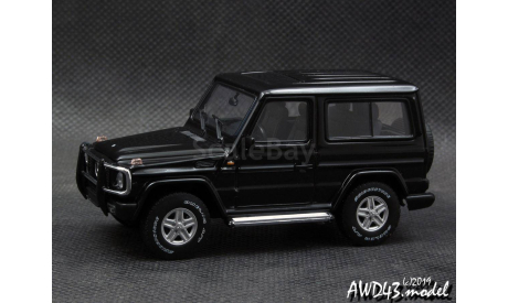 Mercedes G 500 V8 W463 SWB 1998 black 1-43 AutoArt AA56103, масштабная модель, scale43, Mercedes-Benz