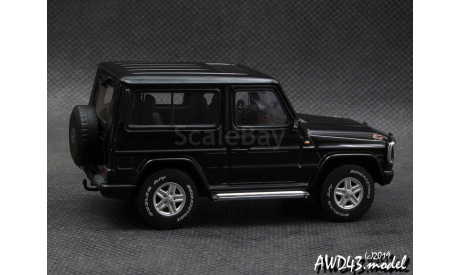 Mercedes G 500 V8 W463 SWB 1998 black 1-43 AutoArt AA56103, масштабная модель, scale43, Mercedes-Benz