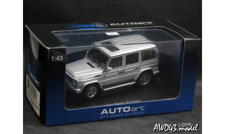 Mercedes G 55 AMG W463 silver  1-43 AUTOart AA56116, масштабная модель, scale43, Mercedes-Benz