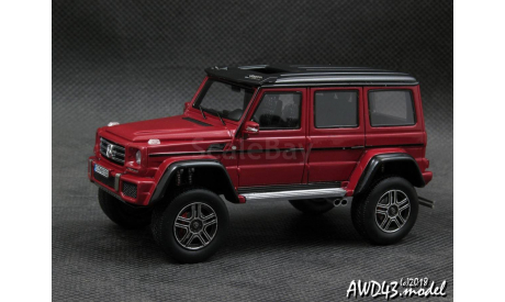 Mercedes G550 4×4² d.red 1-43 GLM 205705, масштабная модель, Mercedes-Benz, scale43