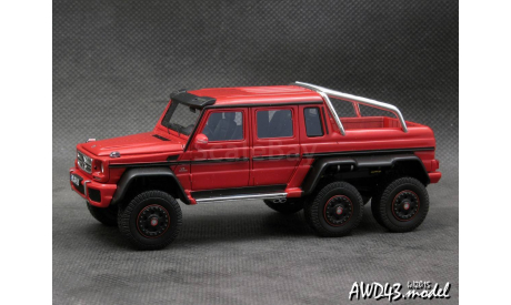 Mercedes G63 AMG W463 6x6 red 1-43 GLM, масштабная модель, 1:43, 1/43, Mercedes-Benz