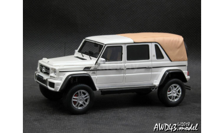 Mercedes G650 Maybach Landaulet Close roof white 4x4 1-43 GLM 207602, масштабная модель, 1:43, 1/43, Mercedes-Benz