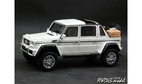 Mercedes G650 Maybach Open roof white 4x4 1-43 GLM207601, масштабная модель, Mercedes-Benz, scale43