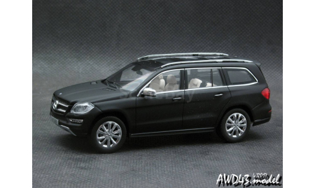 Mercedes GL X166 2012 matt.black 4x4 1-43 Norev 500 Lim. , масштабная модель, 1:43, 1/43, Mercedes-Benz