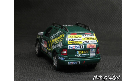 Mercedes ML 430 Dakar 2000 #313 McDonalds green 1-43 Handmade conversion, масштабная модель, scale43, SKID, Mercedes-Benz