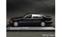 Mercedes S-class 600SEL W140 1991 black  1-43 Minichamps 400035400, масштабная модель, scale43, Mercedes-Benz