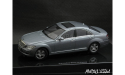 Mercedes S-class W221 2005 grey 1-43 Dealer=AUTOart