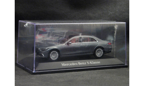 Mercedes S-class W223 AMG-line 2021 grey 1-43 Dealer=Herpa B66960631, масштабная модель, Mercedes-Benz, scale43