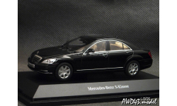 Mercedes S-Klasse W221 Facelift 2009 black met. 1-43 Dealer=AUTOart B66962297