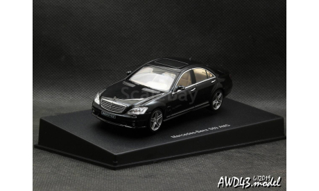 Mercedes S63 AMG W221 black 1-43 AutoArt 56207, масштабная модель, 1:43, 1/43, Mercedes-Benz