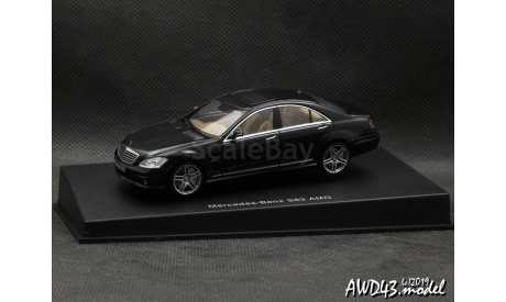 Mercedes S63 AMG W221 black 1-43 AutoArt 56207, масштабная модель, 1:43, 1/43, Mercedes-Benz