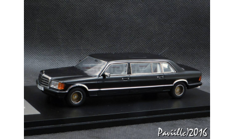 Mercedes SGS Design W126 Royal LWB black 1-43 GLM, масштабная модель, 1:43, 1/43, Mercedes-Benz