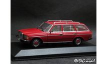 Mercedes W123 T-model 1975-1986 red 1-43 Minichamps, масштабная модель, scale43, Mercedes-Benz