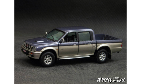 Mitsubishi L200 GLS 4WD  silver-violet 1-43 Vitesse, масштабная модель, scale43