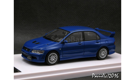 Mitsubishi Lancer GSR Evolution EVO VII WR Blue Mica W218 1-43 Wit’s, масштабная модель, 1:43, 1/43