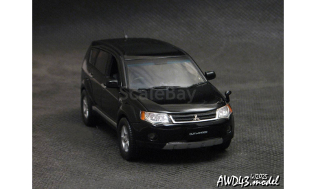 Mitsubishi Outlander XL RHD (JPN Version) 2007 black 1-43 Vitesse, масштабная модель, scale43