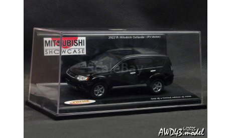 Mitsubishi Outlander XL RHD (JPN Version) 2007 black 1-43 Vitesse, масштабная модель, scale43